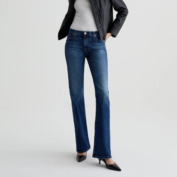 NEW AG Jeans Angel Extended Bootcut Denim  women Jeans - Low Rise 252 - Picture 1 of 11